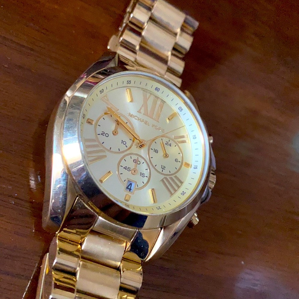 Gold Michael Kors watch